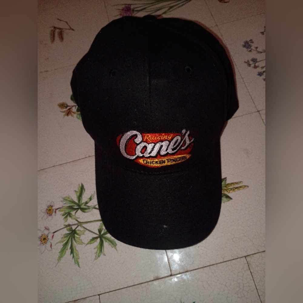 Raising Cane's Black Baseball Cap